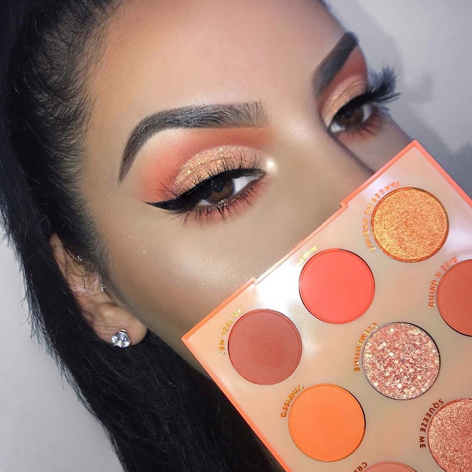 BẢNG PHẤN MẮT 9 Ô COLOURPOP ORANGE YOU GLAD PRESSED POWDER PALETTE